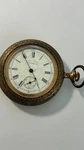 Antique American Waltham Pocket Watch With Hunter Case Safety Barrel 46-9824. Fixed Price $145.00.