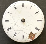 Antique Unsigned Verge Pocket Watch Movement Parts/repair 33.8MM. Fixed Price $49.95.
