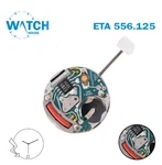 Eta Swiss Quartz Movement 556.125, White Date Disk On 6, 3 Hands, Jewel.. Fixed Price $50.00.