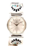 Eterna Automatic 34MM Cal. 1412 Ud With Original Box; Reworked Dial Band. Fixed Price $2177.83.