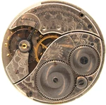 1921 Elgin Pocket Watch Movement 23672926 Grade 301 12S 7J (kd). Fixed Price $29.95.