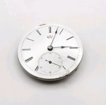 1883 Columbus Watch Co. 11J 18S Pocket Movement Runs. Fixed Price $39.99.