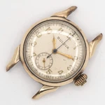 Partial Vintage Bulova Monopusher Chronograph 10AH Rolled Gold Plate Wristwatch. Fixed Price $316.00.