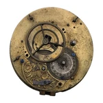 Antique French Pocket Watch Movement Avance Retard Enamel Dial 45MM Lot 409. Fixed Price $32.00.