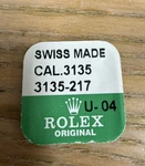 Genuine Rolex 3135 217 Yoke For Sliding Gear New Factory Sealed. Fixed Price $95.00.