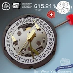 Movement Chronograph Eta G15.211 Quartz, 10.1/2''', Nos, New Battery. Fixed Price $49.00.