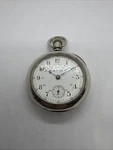Scarce Rockford 18S 21 Jewel Adjusted Rg Model Railroad Pocket Watch Runs. Fixed Price $265.00.