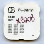 Eta Cal 555.121 To 956.421 Ref 53.081 Nos Day Jumper Watch Movement Part 2577. Fixed Price $9.99.