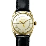 Wittnauer Vintage Mens 1950S Gold Filled 17 Jewels Swiss Made 32MM Watch 10ES. Fixed Price $214.50.