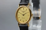 Longines L961.2 6482 Gold Dial 19MM Quartz Women's Watch Vintage Near Mint. Fixed Price $161.41.