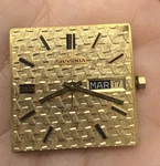 Juvenia Macho Gold Dial Automatic 13311 Movement 17 Jewels W/ Crown. Fixed Price $199.00.