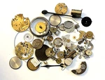 Various Pocket/wrist Watch Parts For Steampunk/crafts - Mixed Lot 5OZ 8. Fixed Price $10.00.
