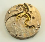 Elgin 120 Pocket Watch Movement - Good Balance Parts Repair. Fixed Price $25.00.