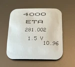Eta 4000 Electronic Module Circuit 281.002 1.5 V Authentic Swiss Made Sealed. Fixed Price $189.00.