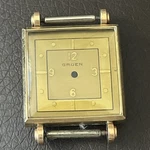 Vintage Gruen Wristwatch Case Only Gold Filled Deco For Parts. Fixed Price $29.95.