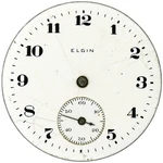Elgin White Dial And 21782237 Movement For Parts Repairs. Fixed Price $75.00.