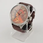 Men's Wristwatch Custom Made Marriage Lecoultre Movement A. Mucha Dial. Fixed Price $755.00.
