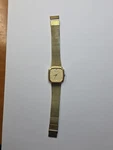 Rare Vintage Bulova Quartz Wrist Watch Gold. Fixed Price $80.00.