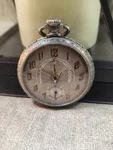 Vintage Fancy Case Abra 6 Jewels * Pocket Watch Runs. Fixed Price $140.00.