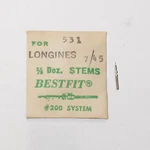 Longines 7.45 - 4L Stem (1) 200/531F Bestfit Nos Watchmakers Part. Fixed Price $22.49.