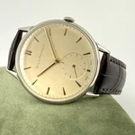 Swiss Made Girard Perregaux Steel Jumbo 37MM Manual Wind Gents Watch. Fixed Price $375.00.