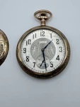 1920'S Elgin Gold Filled Art Deco Pocket Watch 17J. Fixed Price $249.99.
