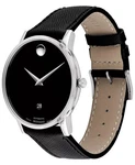 Movado Museum Classic Automatic 40MM Black Dial Men's Watch 0607473. Fixed Price $599.00.