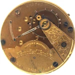 1887 Hampden Pocket Watch Movement 490783 Grade: Springfield 18S 7J (ed). Fixed Price $29.95.