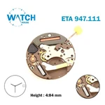 Eta 947.111 Swiss Quartz Movement-white Date 3-HEIGHT:4.84MM-3 Hands-silver.. Fixed Price $89.99.
