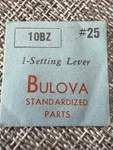 Bulova Nos Setting Lever Part #25 - Various Calibers. Fixed Price $5.95.