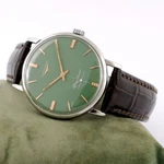 Classic Swiss Longines Silver Arrow Manual Wind 30L Nice Green Dial Gents Watch. Fixed Price $520.00.