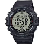 Casio Unisex Digital Watch Dual Time Chrono Black Resin Strap AE-1500WH-1AVCF. Fixed Price $39.22.