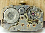 Vintage Gothic 17 Jewel Art Deco Jar-proof Wrist Watch Movement W/ Dial & Hands. Fixed Price $39.00.