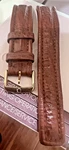 Omega Watch Strap Genuine Brown 18 X 16MM With Pin Buckle Swiss Old Stock. Fixed Price $325.00.