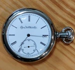 1888 Elgin Grade 50 16S 15J Railroad Lever Set Pocket Watch Serviced. Fixed Price $349.99.