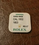 Original Rolex Part - Cal 1602 1803 Mainspring Factory Sealed. Fixed Price $95.00.
