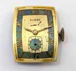 Vintage Elbon 107-8 Laco Watch Jewels Mens 20MM Swiss Movement Parts Repair. Fixed Price $20.00.