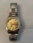 Delta Impex Mechanical Manual Watch Men's Datejust Gold Dial Stainless Steel. Fixed Price $17.50.