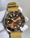 New Longines Mens Hydroconquest Gmt Automatic 41 Brown Dial Watch L3.790.4.66.2. Fixed Price $1815.00.