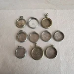 Lot Of 10 Illinois Watch Co Pocket Cases Only For Elgin Spartan Nickel. Fixed Price $127.50.