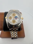 Breitling Chronomat Tomcat Limited 250 Pcs. 18K Gold/ss B13050. Fixed Price $4199.97.