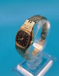 1985 Seiko 7321 Luxury Gold Tone Ladies Analog 17MM Quartz Watch- New Battery. Fixed Price $29.43.