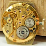 Vintage Lucien Piccard LP48B 17 Jewel Gilded Men's Wrist Watch Movement W/ Dial. Fixed Price $69.00.