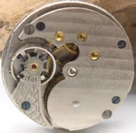 1896-1900 Columbia Pocket Watch Movement AG065709 34.2MM (cd). Fixed Price $12.50.