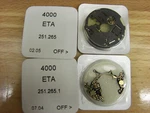 Eta Caliber 251.265 & #4000/1 Supplemental Circuit, Nos Wow!!. Fixed Price $29.25.
