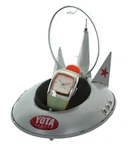 Vintage Unusual Space Yota Watch Timepiece All Stainless New Old Stock YSPA23B. Fixed Price $175.00.