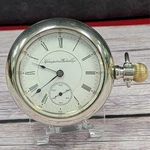 1903 Hampden Dueber Grand Railroad Pocket Watch 17 Jewels 18S Lever-set U.s.a.. Fixed Price $595.00.
