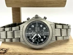 Seiko Titanium Chronograph Watch Ref 7T62-0BZ0 Quartz Working. Fixed Price $175.00.