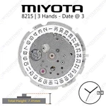 Original Miyota 8215 Japan Automatic Movement Jewels, Date 3 + Extra Parts. Fixed Price $53.95.