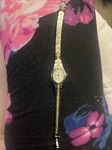Waltham Silver And Gold Quartz Watch W007-2035-098. Fixed Price $18.00.